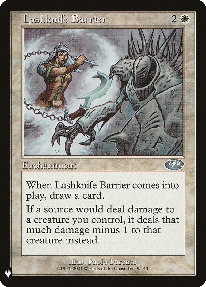 Lashknife Barrier (The List #PLS-9)