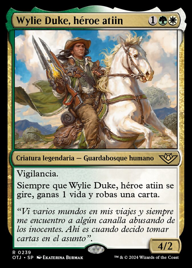 Wylie Duke, héroe atiin