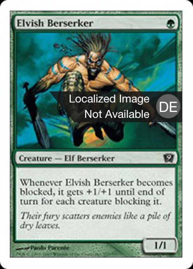 Elvish Berserker (Ninth Edition #237)