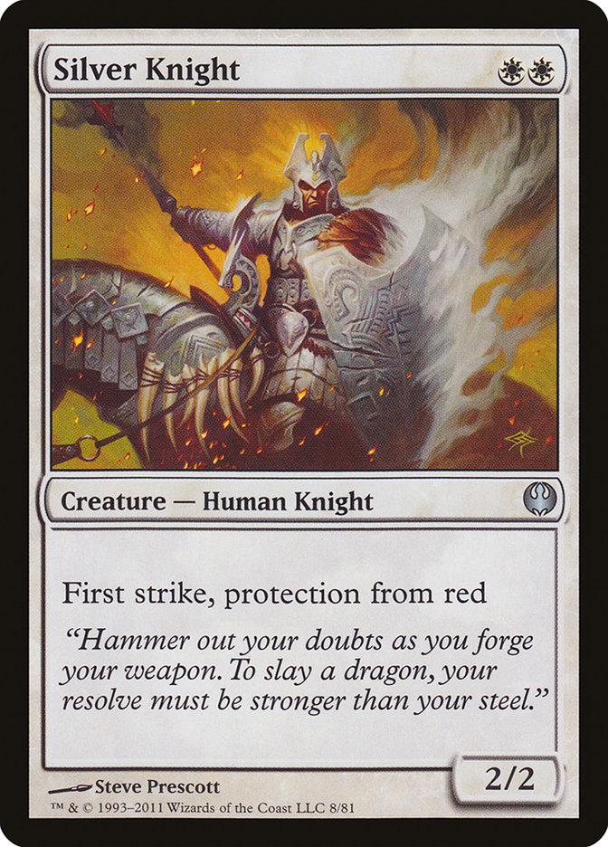 Silver Knight (Duel Decks: Knights vs. Dragons #8)