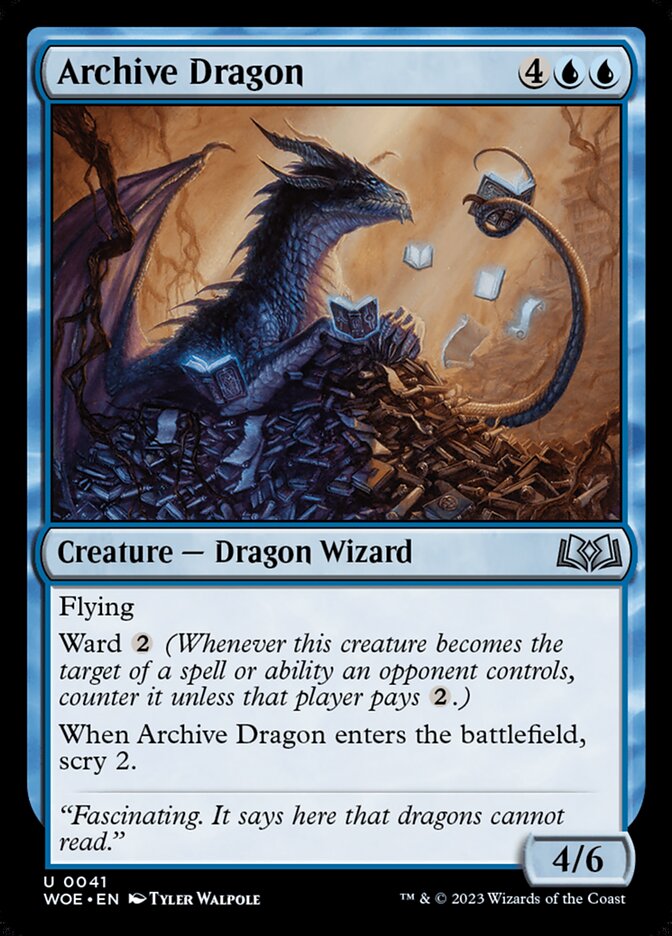 Archive Dragon (Wilds of Eldraine #41)