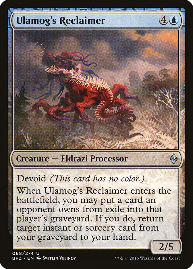 Ulamog's Reclaimer (Battle for Zendikar #68)