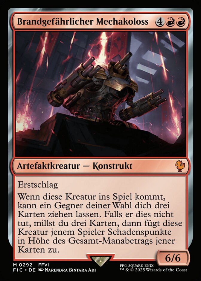 Brandgefährlicher Mechakoloss