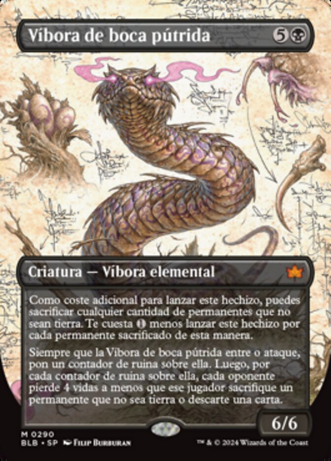 Rottenmouth Viper (Bloomburrow #290)