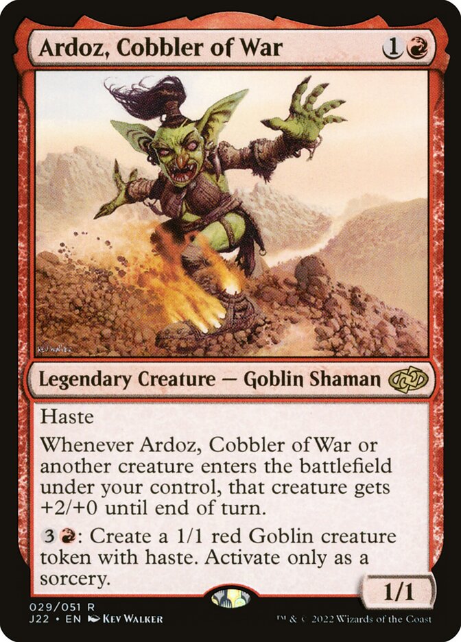 Ardoz, Cobbler of War (Jumpstart 2022 #29)