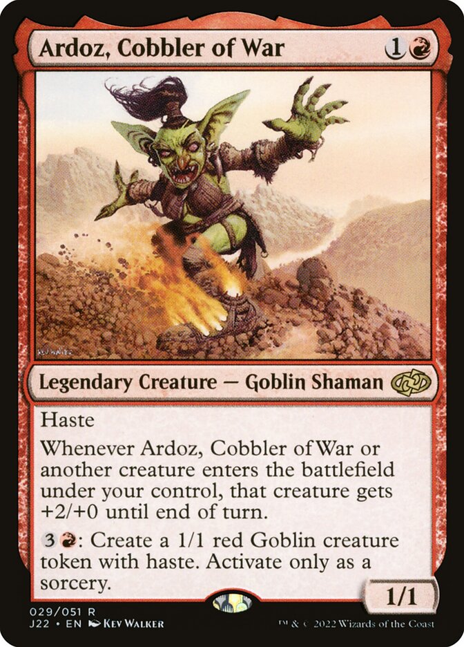 Ardoz, Cobbler of War