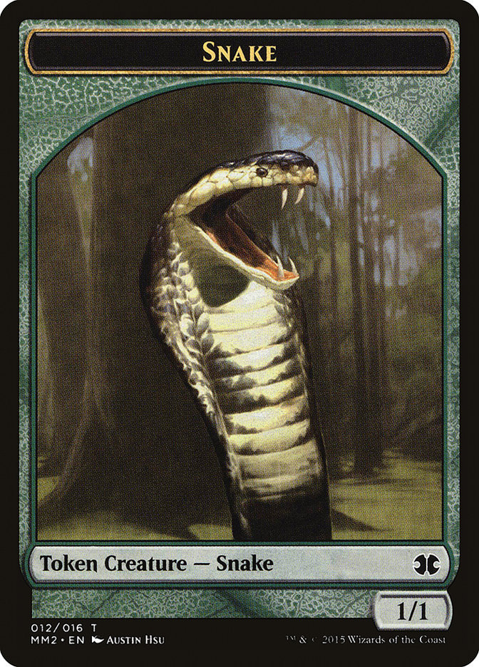 Snake (Modern Masters 2015 Tokens #12)