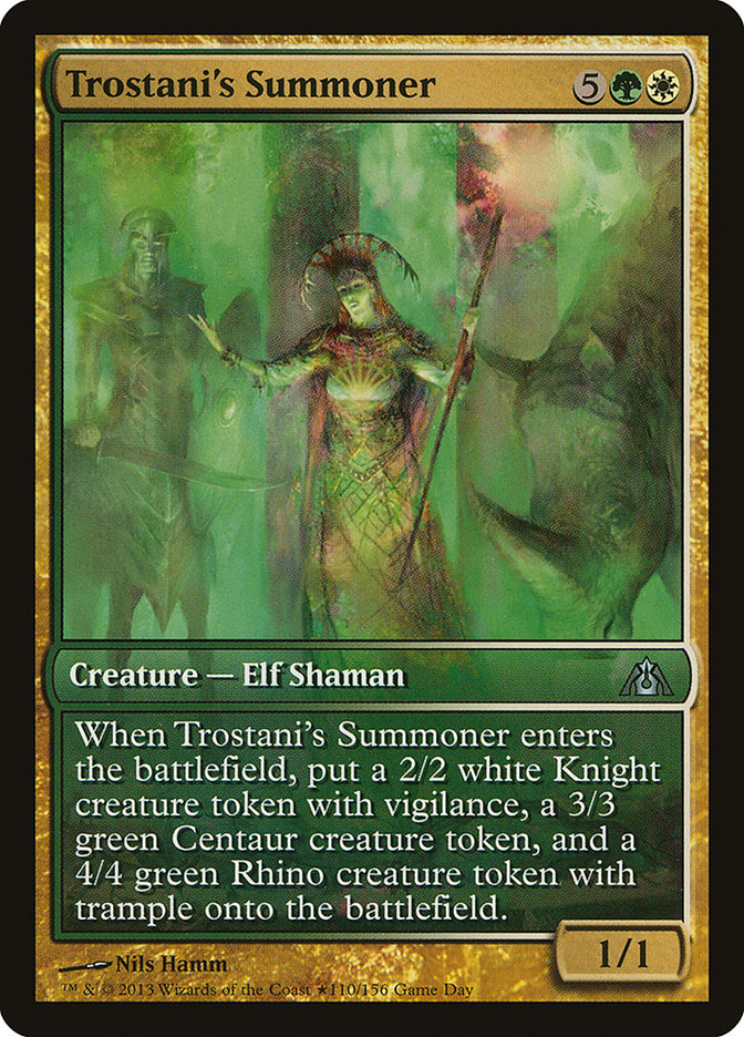 Trostani's Summoner (Dragon's Maze Promos #110)