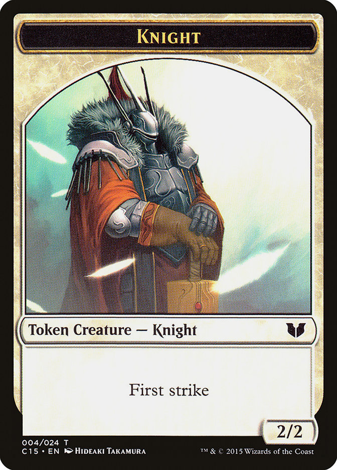 Knight (Commander 2015 Tokens #4)