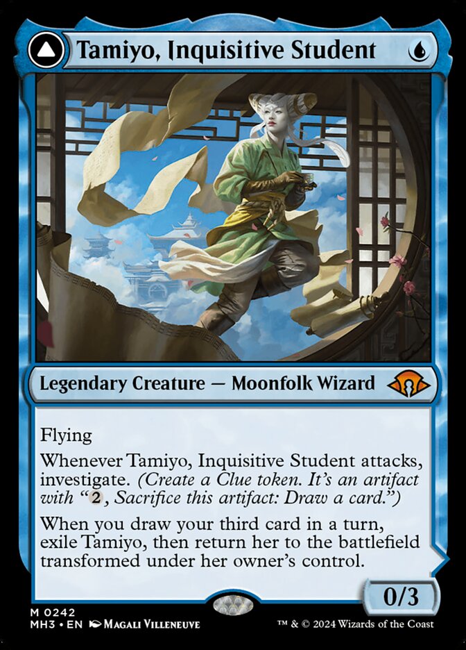 Tamiyo, Inquisitive Student // Tamiyo, Seasoned Scholar