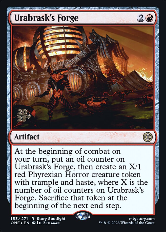 Urabrask's Forge (Phyrexia: All Will Be One Promos #153s)