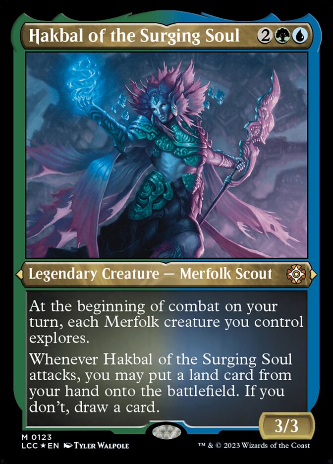 Hakbal of the Surging Soul (The Lost Caverns of Ixalan Commander #123)