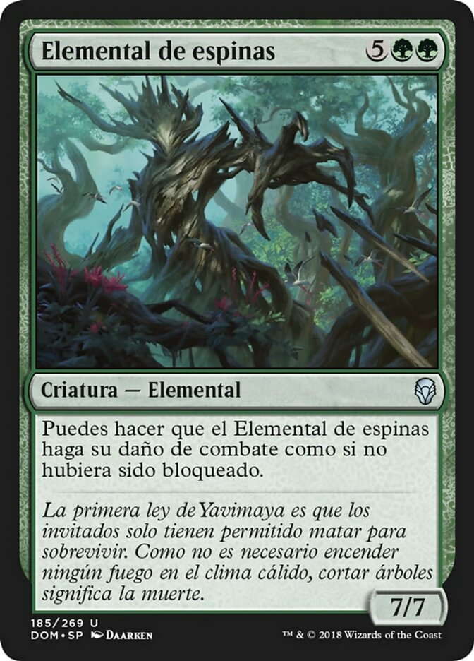 Thorn Elemental (Dominaria #185)