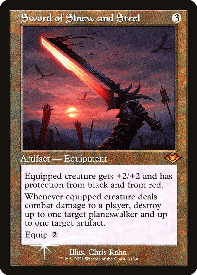 Sword of Sinew and Steel (Modern Horizons 1 Timeshifts #31)