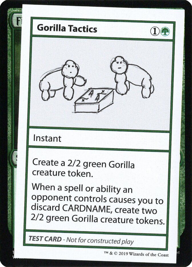 Gorilla Tactics (Mystery Booster Playtest Cards 2021 #76)