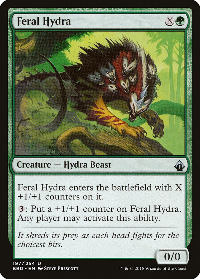 Feral Hydra (Battlebond #197)