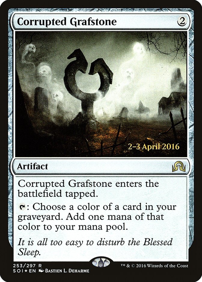 Corrupted Grafstone (Shadows over Innistrad Promos #253s)