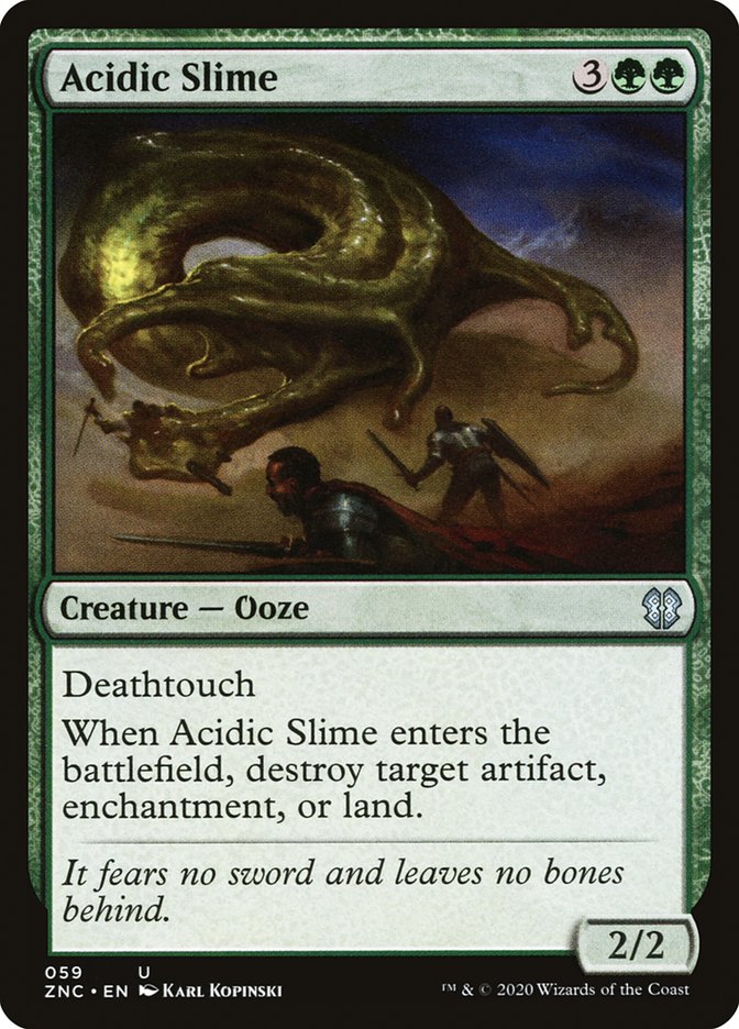 Acidic Slime (Zendikar Rising Commander #59)