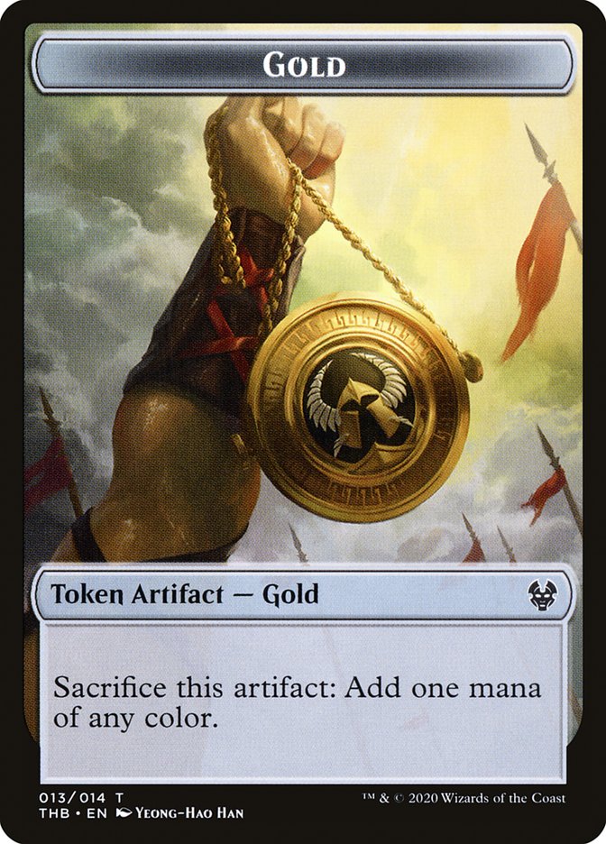 Gold (Theros Beyond Death Tokens #13)