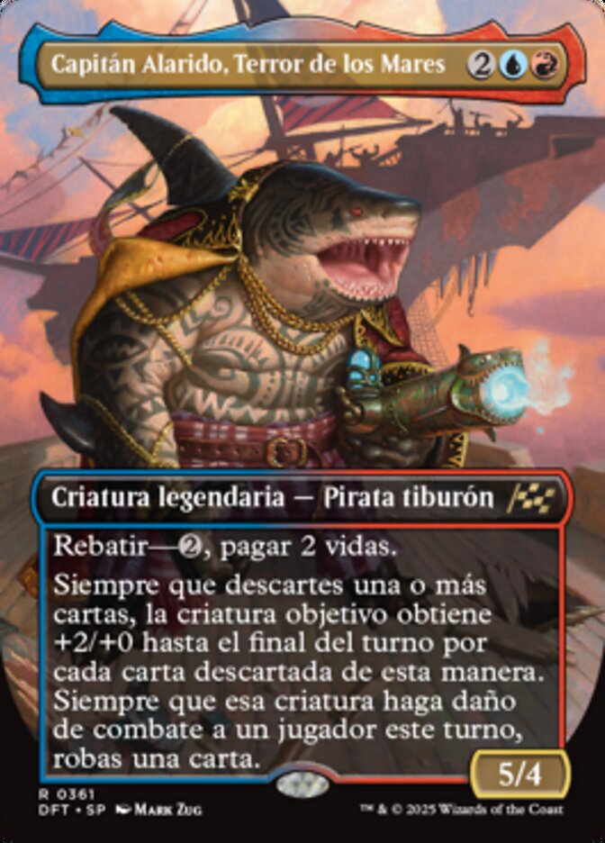 Capitán Alarido, Terror de los Mares