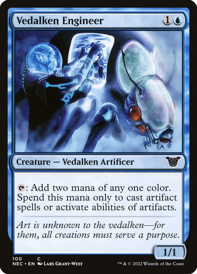 Vedalken Engineer (Neon Dynasty Commander #100)