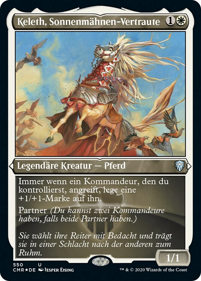 Keleth, Sunmane Familiar (Commander Legends #550)