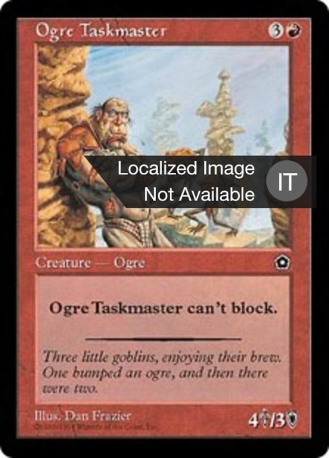 Ogre Taskmaster (Portal Second Age #112)