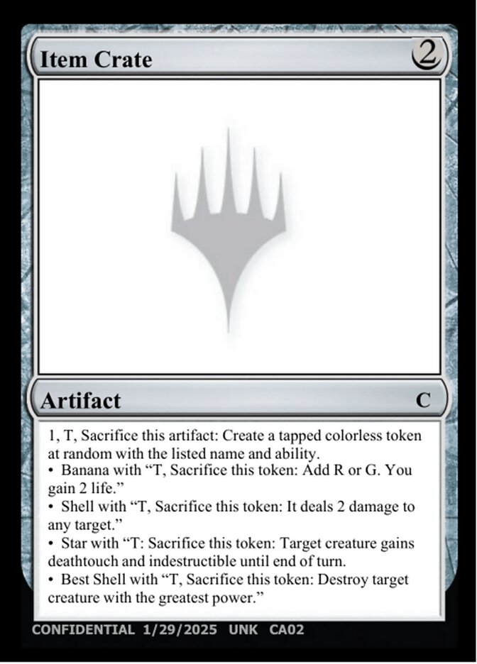 Item Crate MTG card