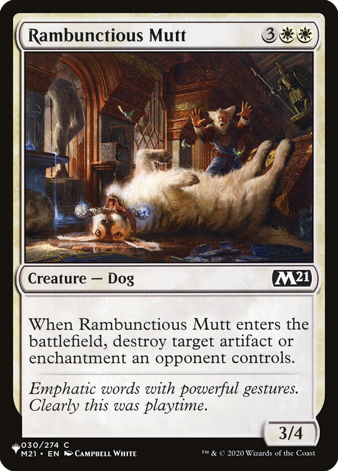 Rambunctious Mutt (The List #M21-30)