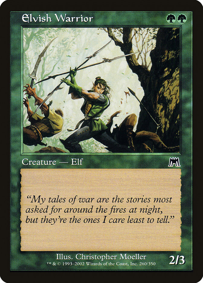Elvish Warrior (Onslaught #260)
