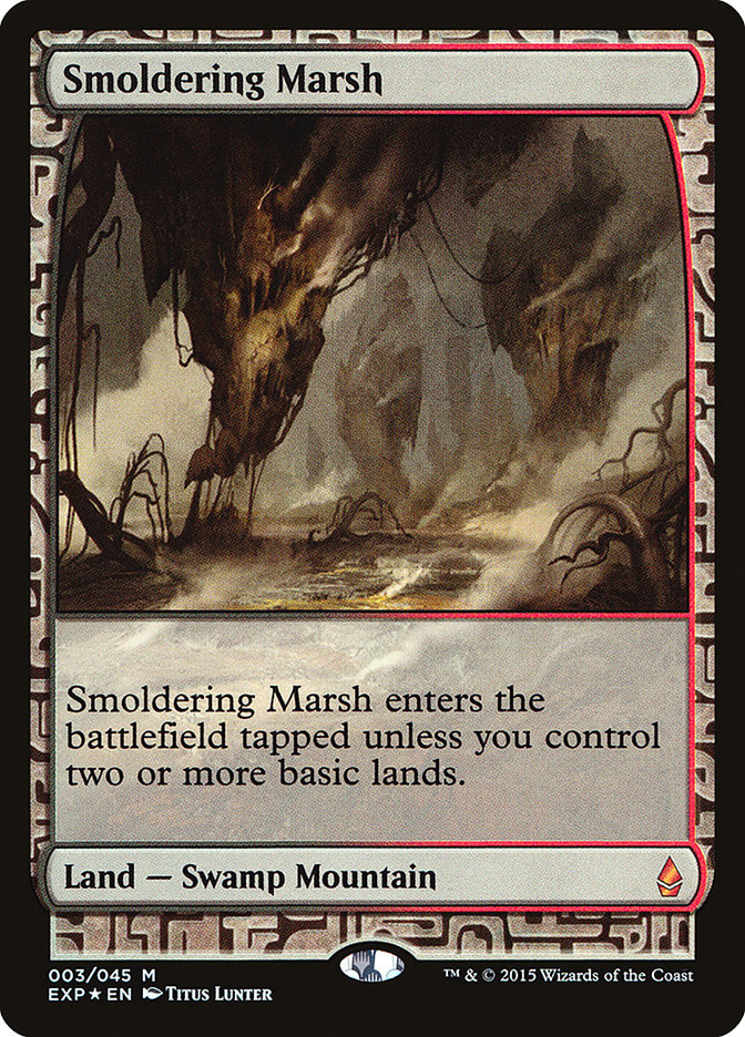 Smoldering Marsh (Zendikar Expeditions #3)