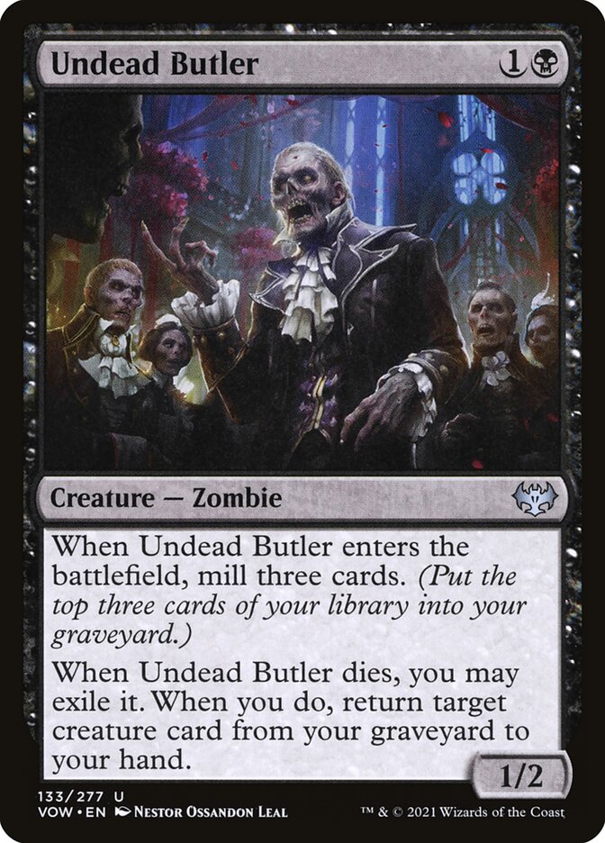 Undead Butler (Innistrad: Crimson Vow #133)