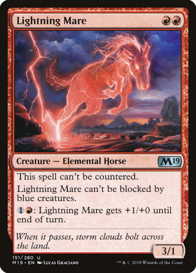 Lightning Mare (Core Set 2019 #151)