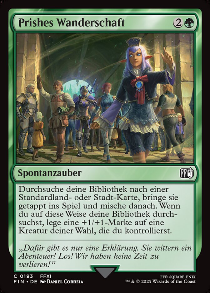 Prishes Wanderschaft