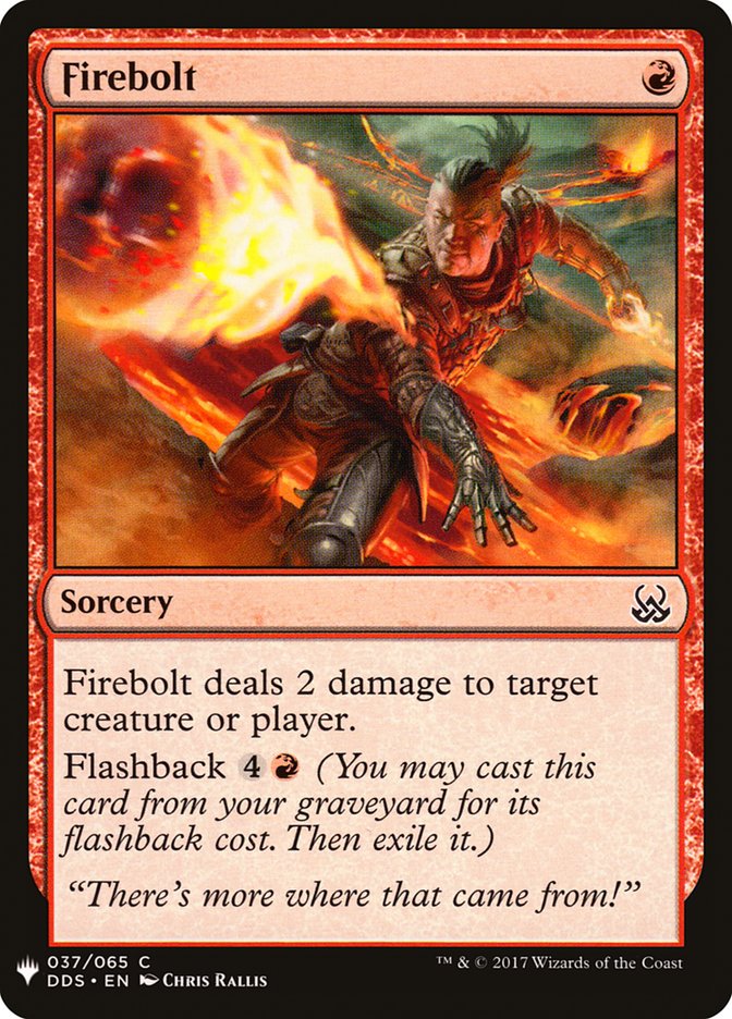 Firebolt (The List #DDS-37)