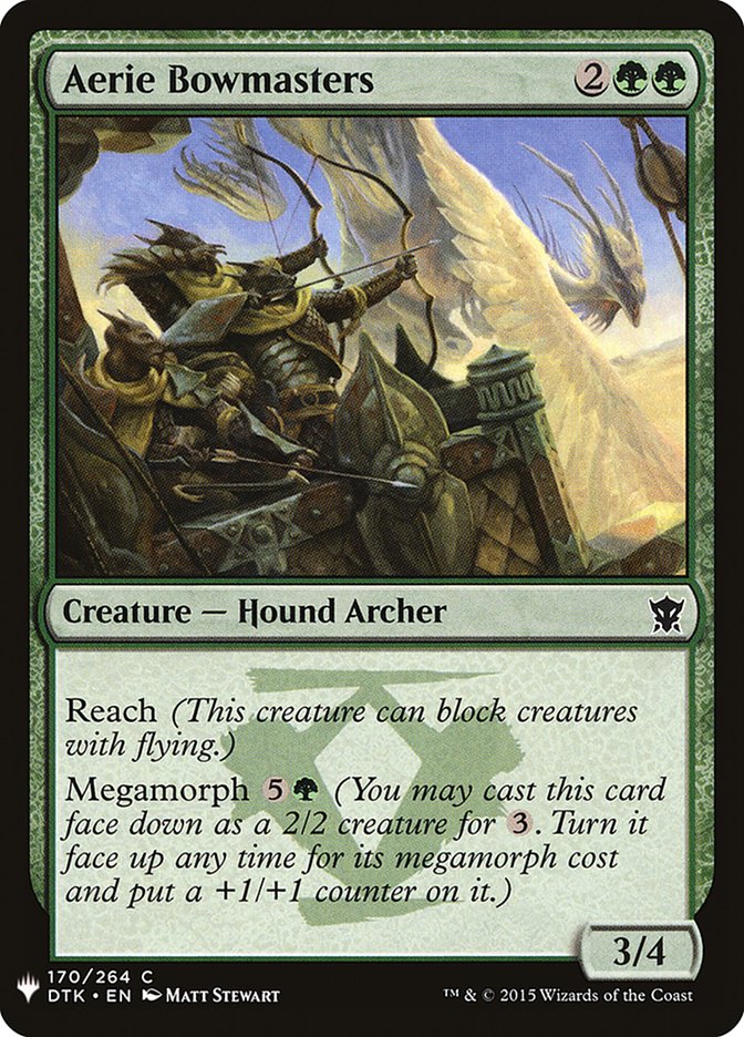 Aerie Bowmasters (The List #DTK-170)