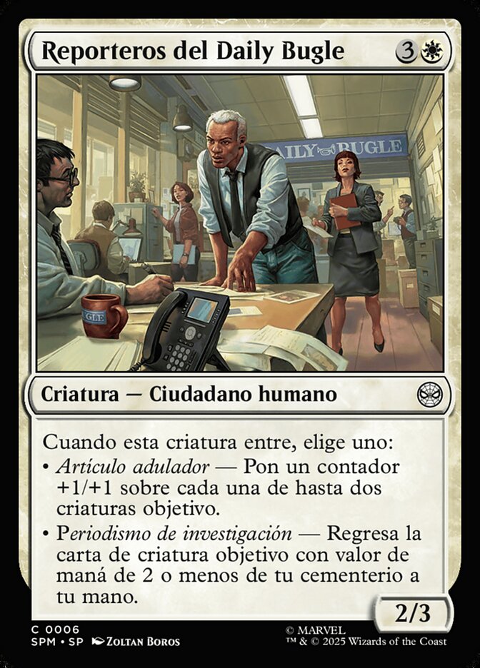 Reporteros del Daily Bugle