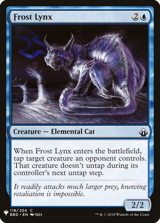 Frost Lynx (The List #BBD-118)