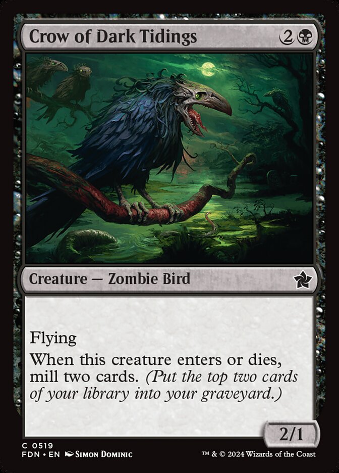 Crow of Dark Tidings (Foundations #519)