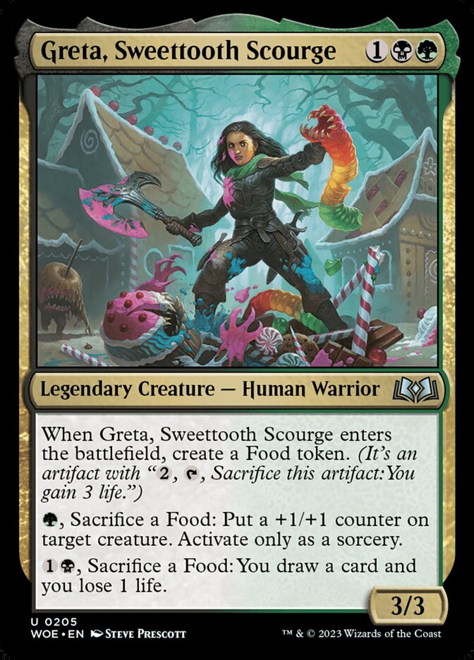 Greta, Sweettooth Scourge (Wilds of Eldraine #205)