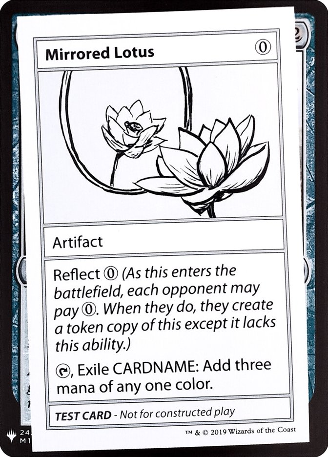 Mirrored Lotus (Mystery Booster Playtest Cards 2019 #107)