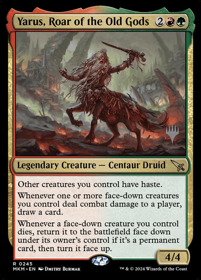 Yarus, Roar of the Old Gods (Murders at Karlov Manor Promos #245p)