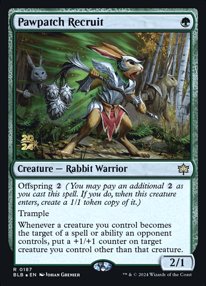 Pawpatch Recruit (Bloomburrow Promos #187s)