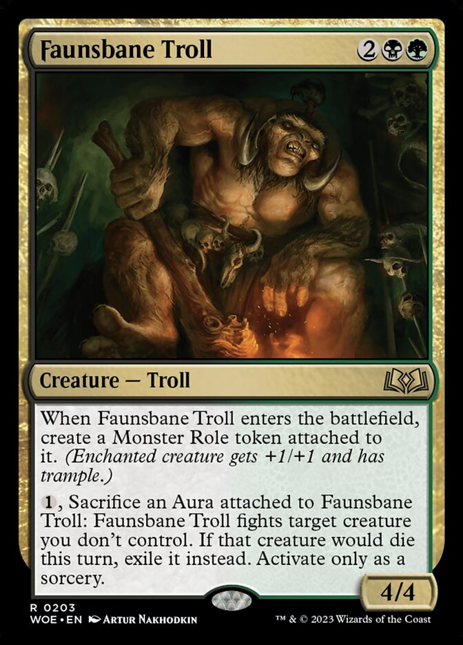 Faunsbane Troll (Wilds of Eldraine #203)