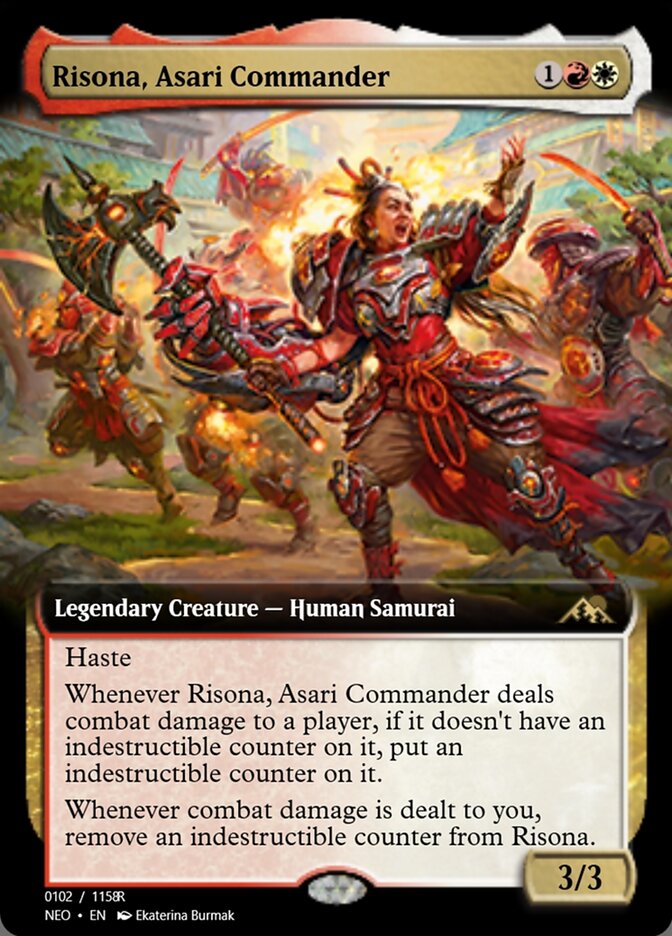 Risona, Asari Commander (Magic Online Promos #98067)