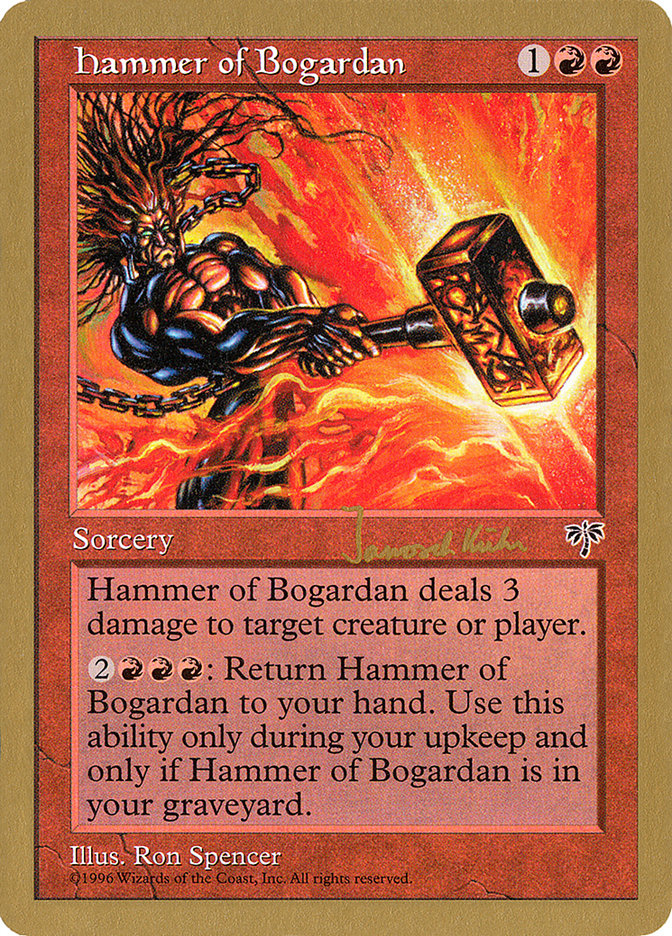 Hammer of Bogardan (World Championship Decks 1997 #jk181)