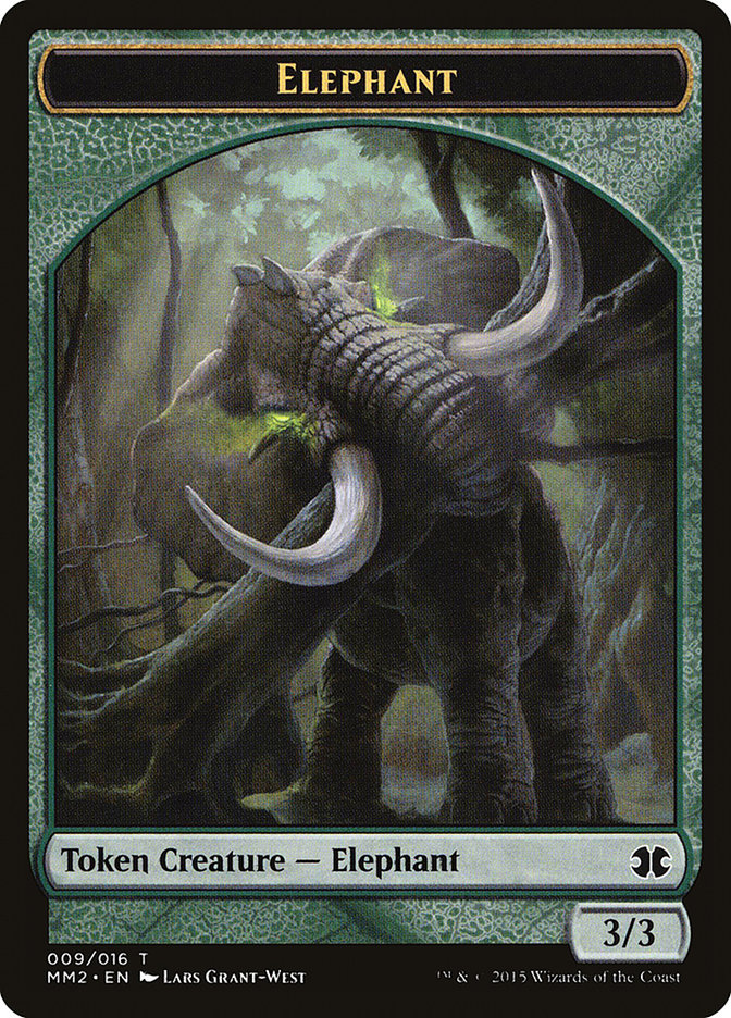 Elephant (Modern Masters 2015 Tokens #9)