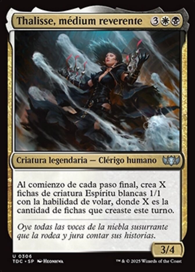 Thalisse, médium reverente