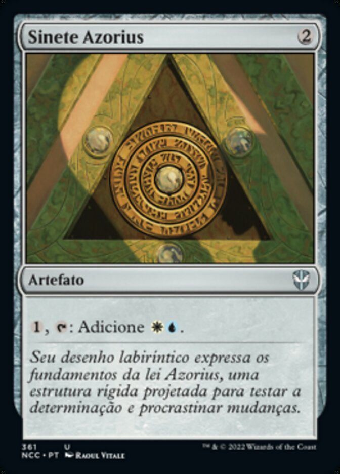 Azorius Signet (New Capenna Commander #361)