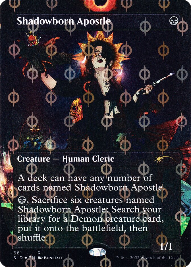 Shadowborn Apostle · Secret Lair Drop (SLD) #681Φ · Scryfall Magic 